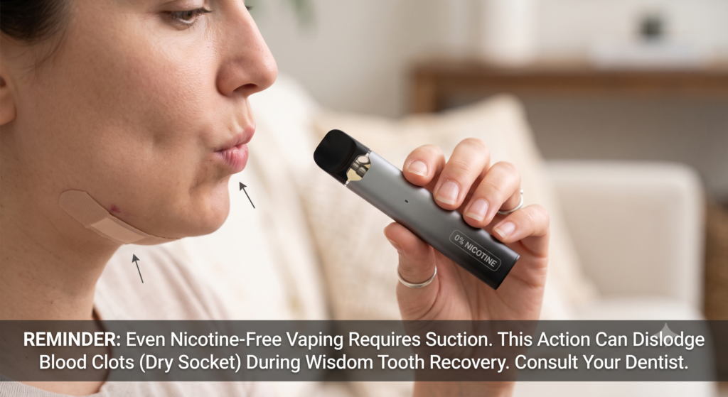 Why Vaping is Risky after Wisdom Teeth Removal