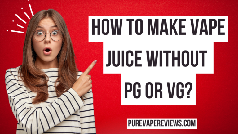 How to Make Vape Juice without PG or VG?