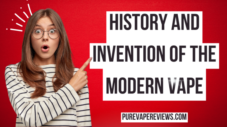 History And Invention of the Modern Vape