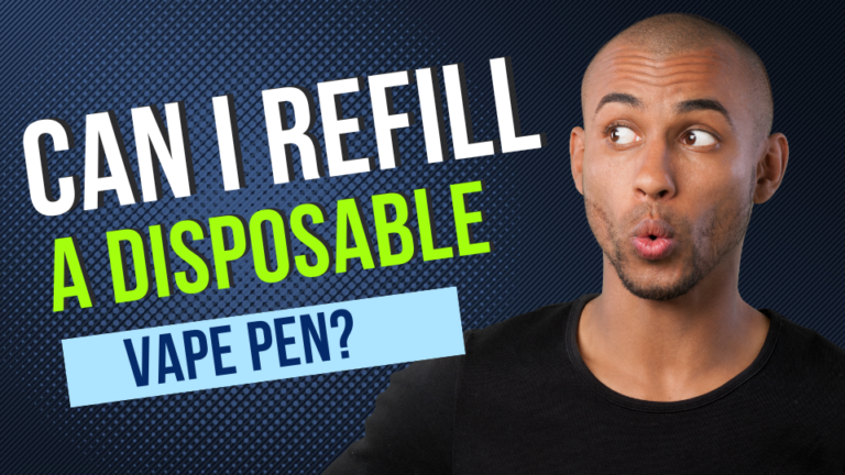 Can I Refill A Disposable Vape Pen?