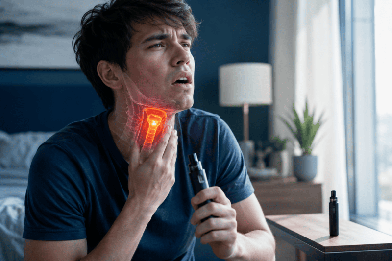 Can Vaping Cause Tonsils? What the Evidence Shows