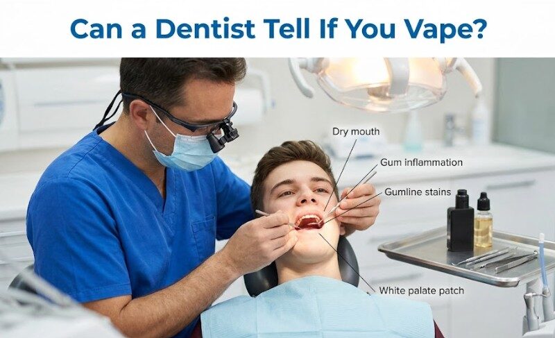 Can A Dentist Tell If You Vape? What They Actually See